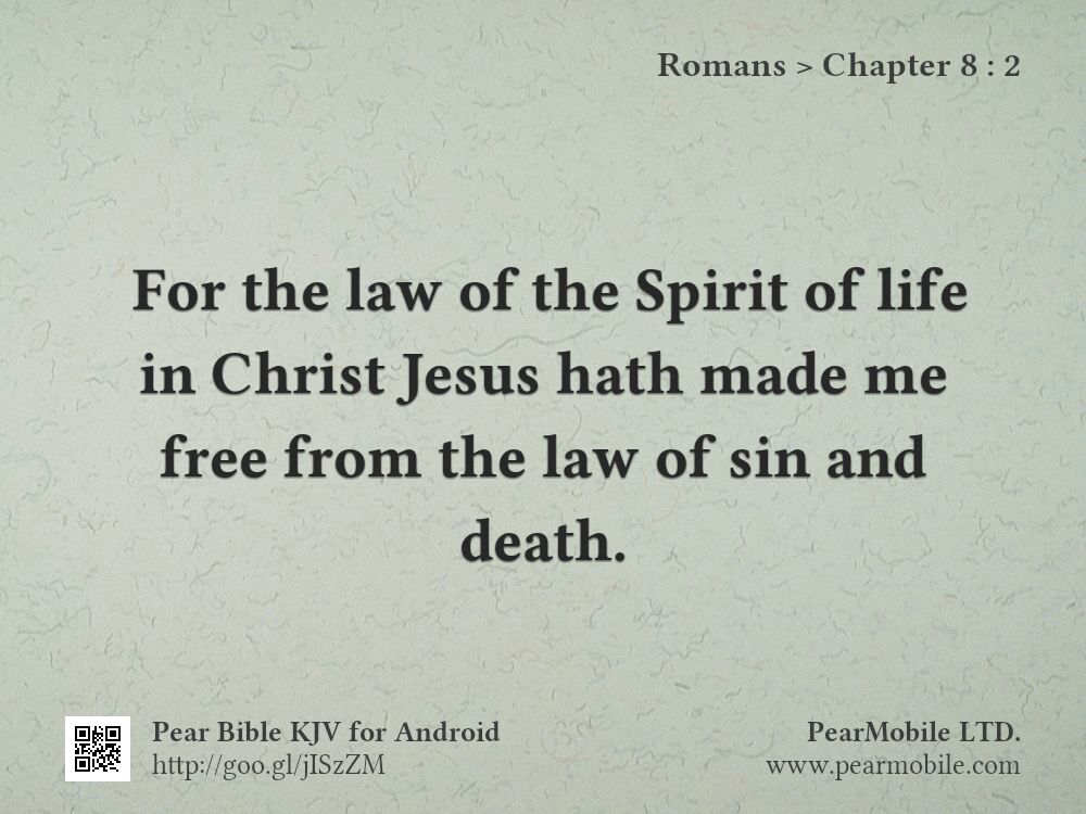 Romans, Chapter 8:2